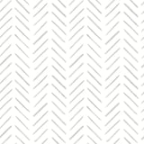 Painted Herringbone Fog Peel & Stick Wallpaper with Chevron & Houndstooth Motif - York PSW1527RL