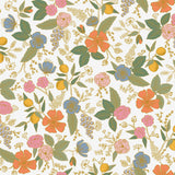 Colette Rose Multicolor Peel & Stick Wallpaper with Whimsical Floral Pattern - York PSW1533RL
