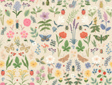 Curio Cream Peel & Stick Wallpaper with Whimsical Animals & Insects Motif - York PSW1542RL