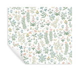 Menagerie Garden Blush Multicolor Peel & Stick Wallpaper with Whimsical Floral Pattern - York PSW1550RL