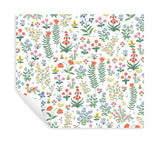 Menagerie Garden Rose Multicolor Peel & Stick Wallpaper with Whimsical Floral Pattern - York PSW1552RL