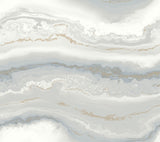 Shifting Sands Slate Blue Peel and Stick Wallpaper by York Wallcoverings Aviva Stanoff Collection - PSW1559RL