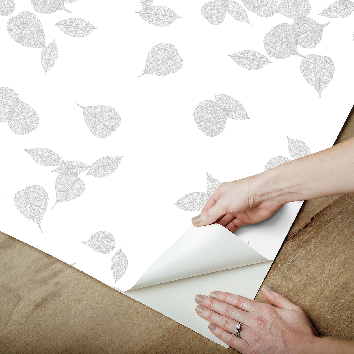 Inner Peace Salt Grey by Aviva Stanoff Peel & Stick Wallpaper – York Wallcoverings PSW1562RL