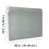 Natural Sisal Slate Peel and Stick Grasscloth Wallpaper, 36 in Wide x 18 ft Long, Covering About 54 Square Feet by York Wallcoverings - PSW1590RL