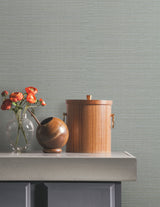 Natural Sisal Slate Peel and Stick Grasscloth Wallpaper, 36 in Wide x 18 ft Long, Covering About 54 Square Feet by York Wallcoverings - PSW1590RL