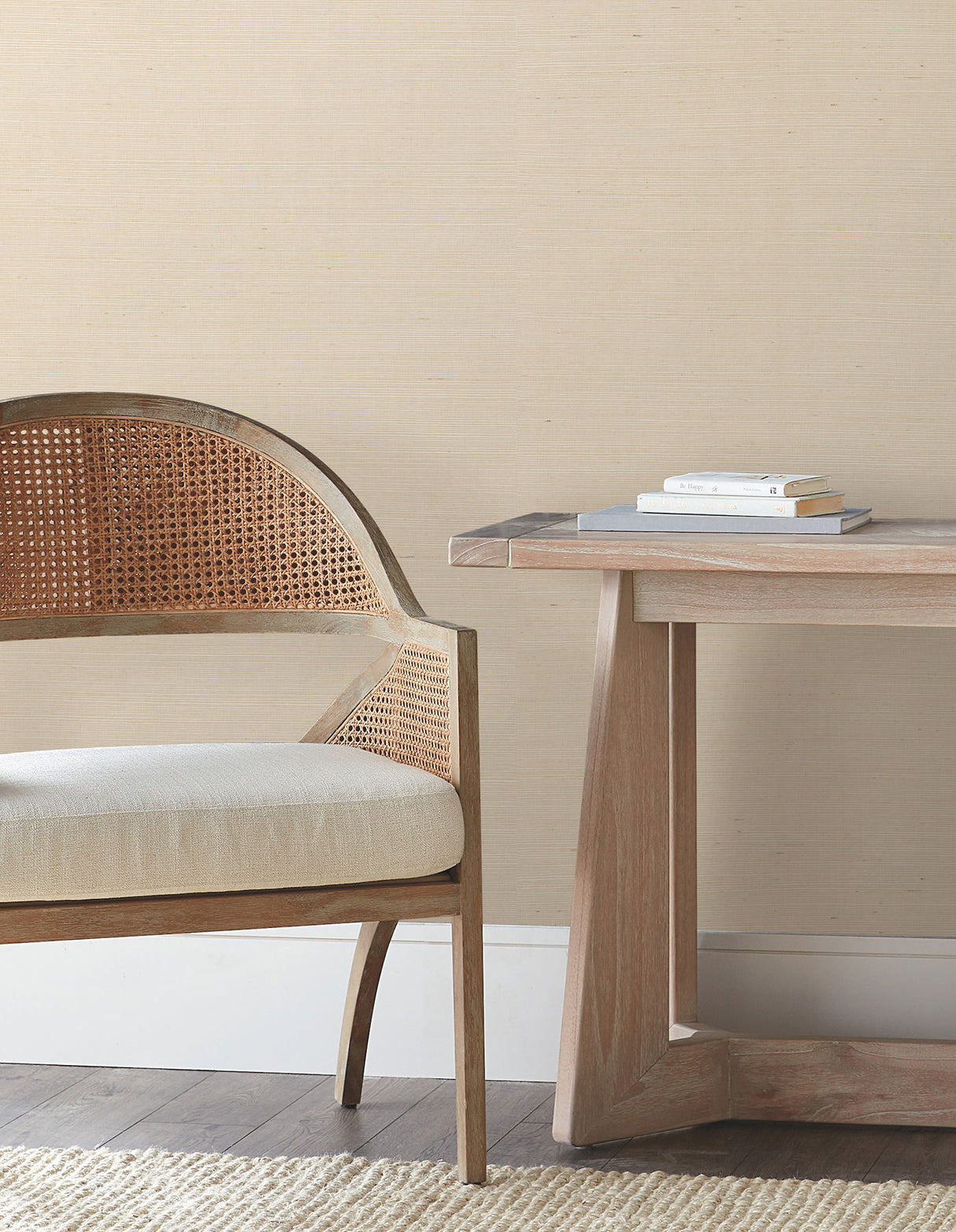 Natural Sisal Plaster by York Wallcoverings Peel & Stick Grasscloth Wallpaper – York Wallcoverings PSW1596RL