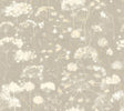 Botanical Fantasy Soft Taupe Peel and Stick Wallpaper by Candice Olson - PSW1605RL
