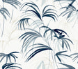 Inky Palms Blue Peel and Stick Wallpaper by Candice Olson - PSW1610RL