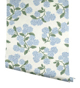 Hydrangea Blue & White by Rifle Paper Co. Peel & Stick Wallpaper – York Wallcoverings PSW1617RL