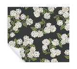 Hydrangea Black & White by Rifle Paper Co. Peel & Stick Wallpaper – York Wallcoverings PSW1618RL