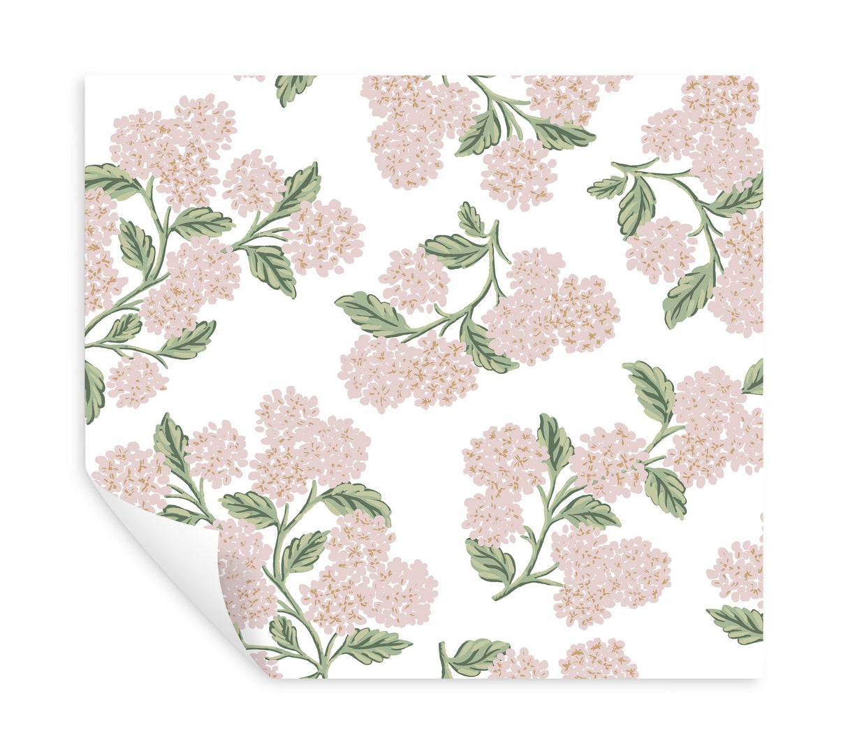 Hydrangea Pink & White by Rifle Paper Co. Peel & Stick Wallpaper – York Wallcoverings PSW1620RL