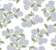 Rifle Paper Co. Hydrangea Lilac & White Peel & Stick Wallpaper PSW1621RL pattern detail