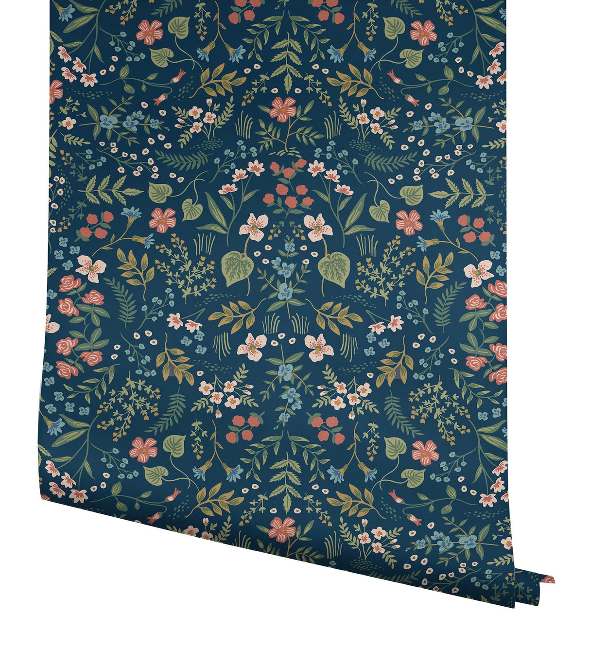 Wildwood Navy by Rifle Paper Co. Peel & Stick Wallpaper – York Wallcoverings PSW1622RL