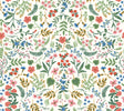 Wildwood Rose Peel and Stick Wallpaper by Rifle Paper Co. Botanical Floral Non Woven - PSW1624RL