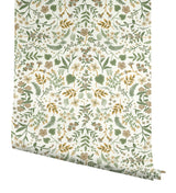 Wildwood Linen by Rifle Paper Co. Peel & Stick Floral Wallpaper – York Wallcoverings PSW1625RL