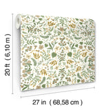 Wildwood Linen by Rifle Paper Co. Peel & Stick Floral Wallpaper – York Wallcoverings PSW1625RL