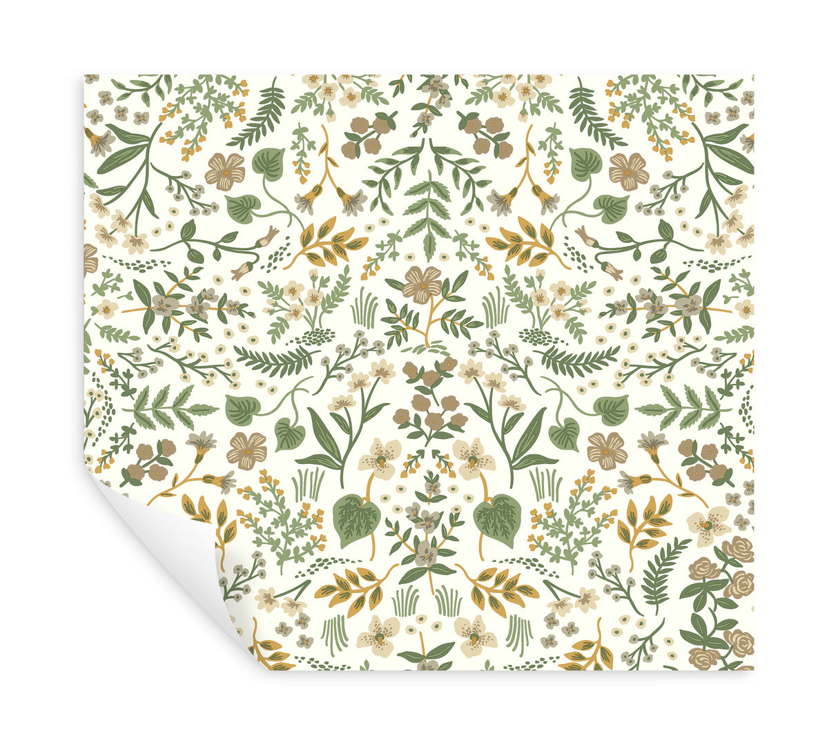 Wildwood Linen by Rifle Paper Co. Peel & Stick Floral Wallpaper – York Wallcoverings PSW1625RL