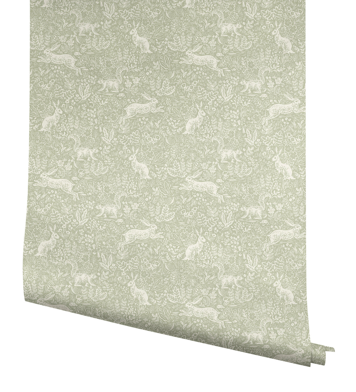 Fable Mint by Rifle Paper Co. Peel & Stick Wallpaper- York Wallcoverings PSW1628RL