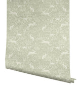 Fable Mint by Rifle Paper Co. Peel & Stick Wallpaper- York Wallcoverings PSW1628RL