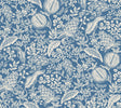 Rifle Paper Co. Pomegranate Blue & Ivory Peel & Stick Wallpaper roll PSW1631RL