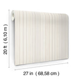 Striped Sunset Beige by York Wallcoverings Missoni Variegated Stripe Non Woven Peel and Stick Wallpaper - PSW1635RL
