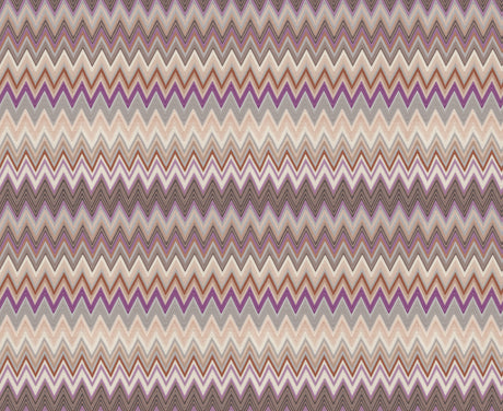 Zig Zag Purple Peel and Stick Wallpaper by York Wallcoverings Missoni Collection - PSW1641RL
