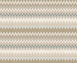 Zig Zag Green Peel and Stick Wallpaper by York Wallcoverings PSW1642RL - Chevron pattern in beige, teal, and green tones from the Missoni PSWP Collection