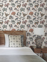 Constellations Multicolor Zodiac Peel and Stick Wallpaper by York Wallcoverings Missoni Collection Bohemian Non Woven - PSW1644RL