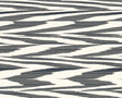 Flamed Zig Zag Black Peel and Stick Wallpaper by York Wallcoverings Missoni Collection - PSW1645RL