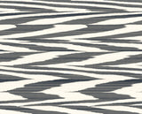 Flamed Zig Zag Black Peel and Stick Wallpaper by York Wallcoverings Missoni Collection - PSW1645RL