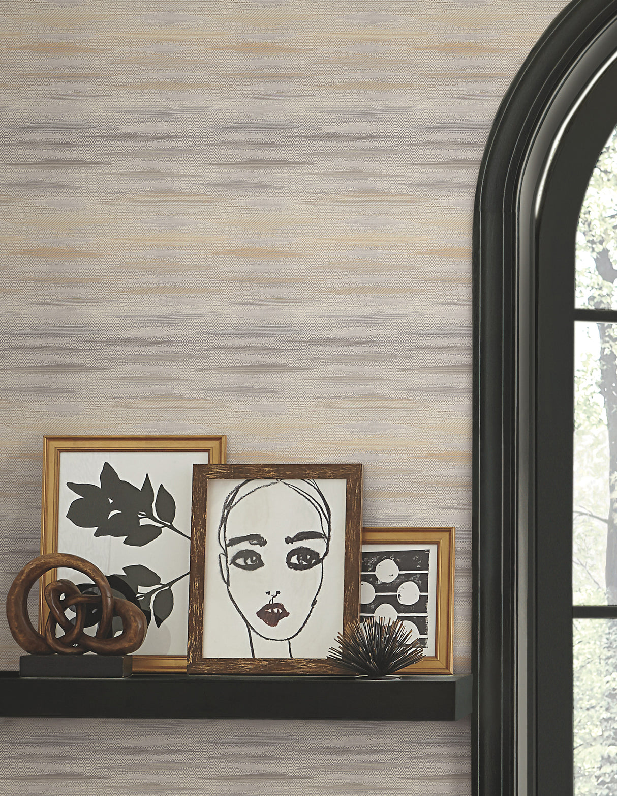 Fireworks Natural by York Wallcoverings Peel and Stick Non Woven Wallpaper from the Missoni PSWP Collection 27in x 20ft - PSW1646RL