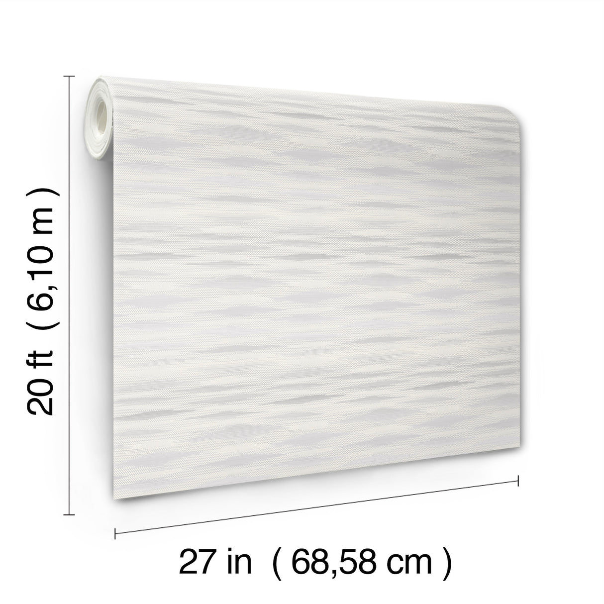 Fireworks Warm Grey Premium Peel and Stick Non Woven Washable Fully Removable Wallpaper by York Wallcoverings Missoni - PSW1647RL