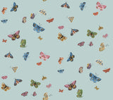 Butterfly House Light Blue Peel & Stick Wallpaper by Rifle Paper Co. - PSW1650RL