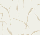 Ivory Coast Caramel and Gold Premium Peel and Stick Wallpaper by York Wallcoverings - PSW1651RL