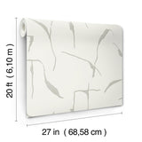 Ivory Coast Stone & Glint by York Wallcoverings Nikki Chu Premium Peel and Stick Non Woven Abstract Geometric Metallic Wallpaper PSW1654RL