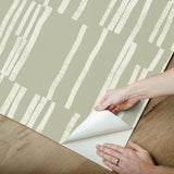 Koso Sage by Nikki Chu Premium Peel + Stick Wallpaper- York Wallcoverings PSW1661RL