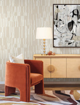 Koso Linen by Nikki Chu Premium Peel + Stick Wallpaper- York Wallcoverings PSW1662RL