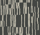 Koso Black & Taupe Premium Peel & Stick Wallpaper by Nikki Chu for York Wallcoverings, PSW1663RL