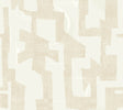 Tribe Caramel Cream Premium Peel and Stick Wallpaper by York Wallcoverings PSW1670RL