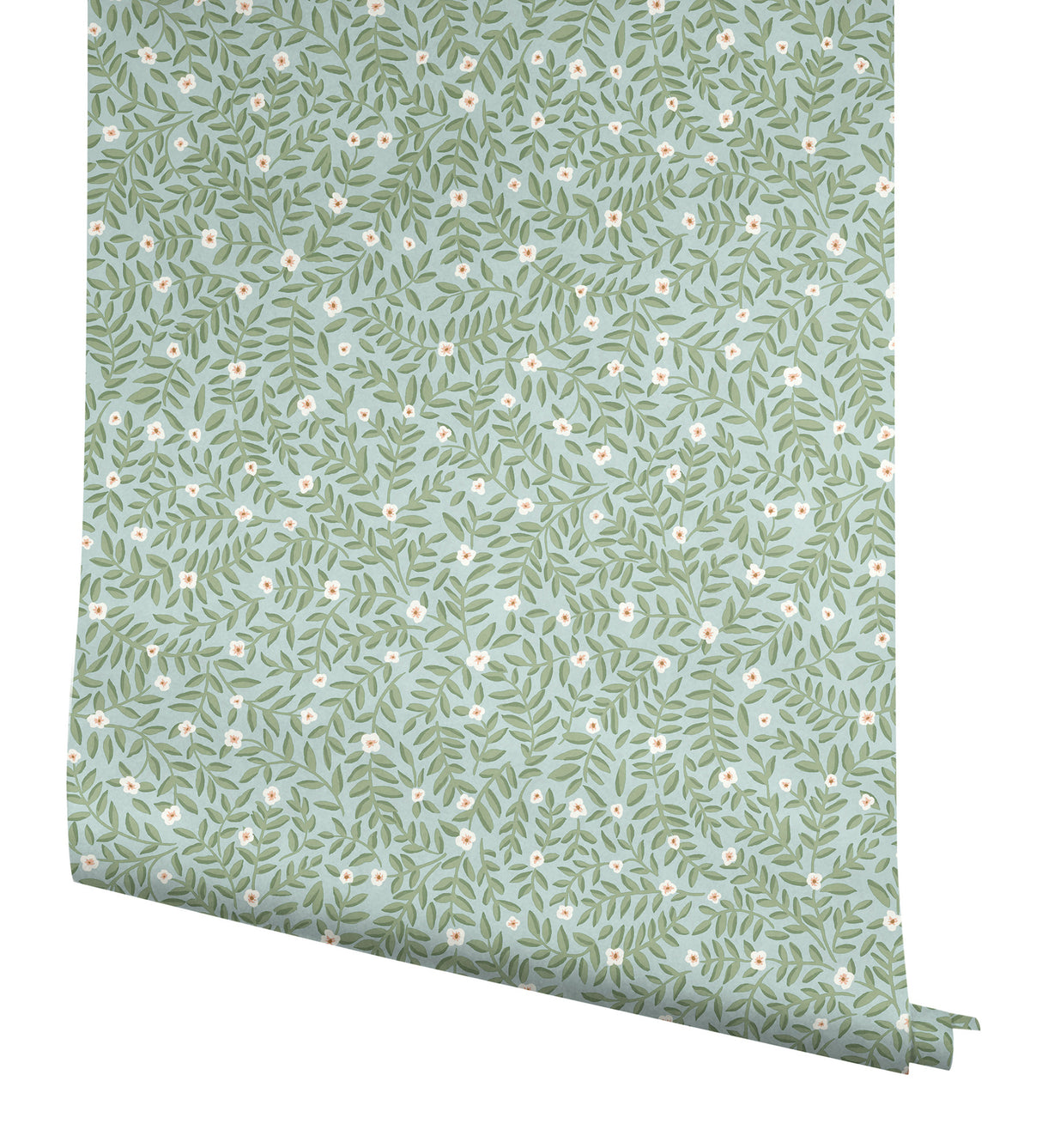 Elodie Light Blue by Rifle Paper Co. Petite Floral Premium Peel & Stick Wallpaper – York Wallcoverings PSW1672RL