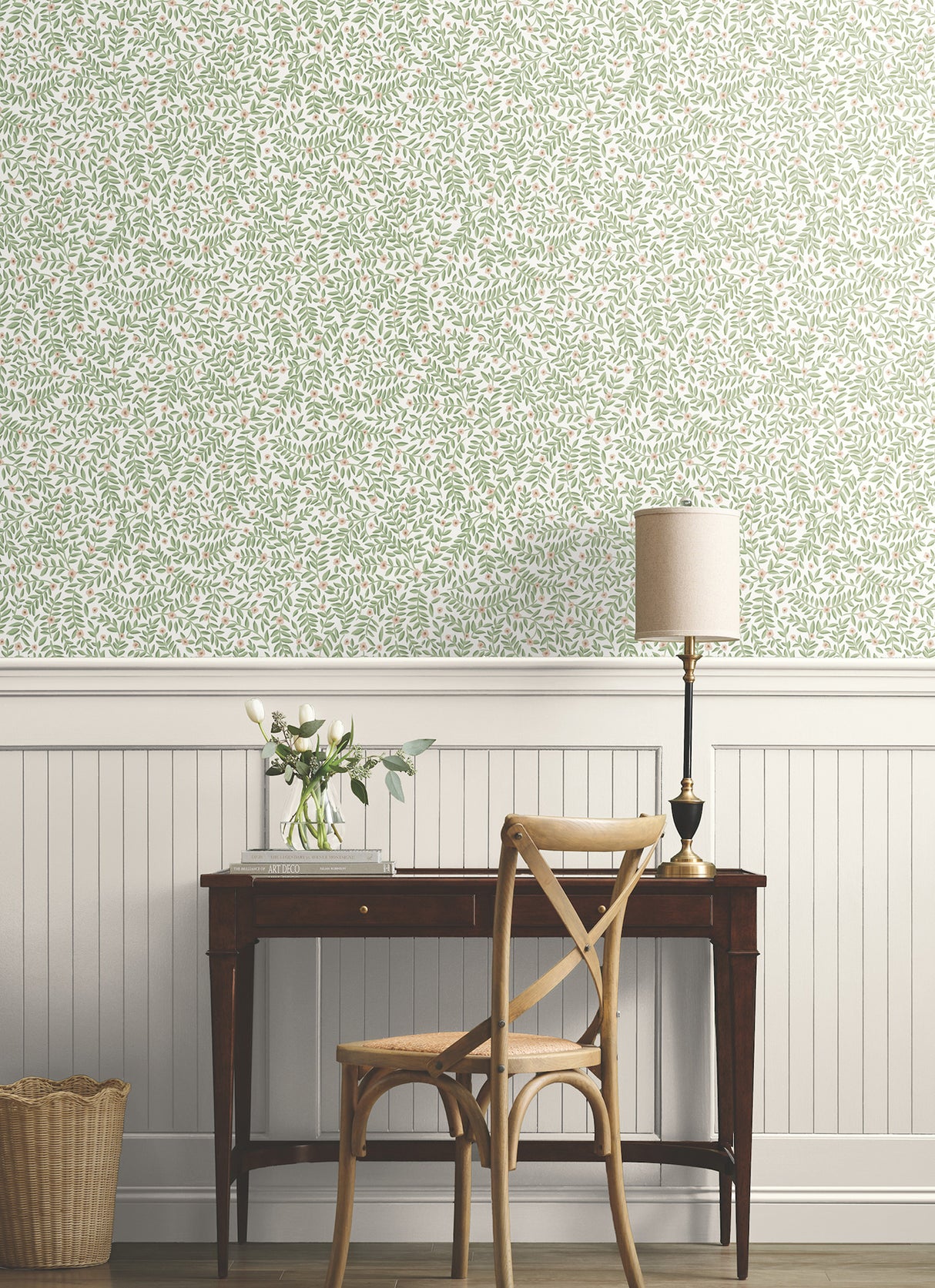 Elodie Cream by Rifle Paper Co. Petite Floral Premium Peel + Stick Wallpaper – York Wallcoverings PSW1673RL