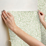Elodie Cream by Rifle Paper Co. Petite Floral Premium Peel + Stick Wallpaper – York Wallcoverings PSW1673RL