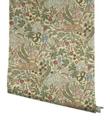 Safari Beige by Rifle Paper Co. Jungle Toile Premium Peel + Stick Wallpaper – York Wallcoverings PSW1679RL