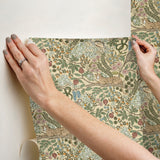 Safari Beige by Rifle Paper Co. Jungle Toile Premium Peel + Stick Wallpaper – York Wallcoverings PSW1679RL