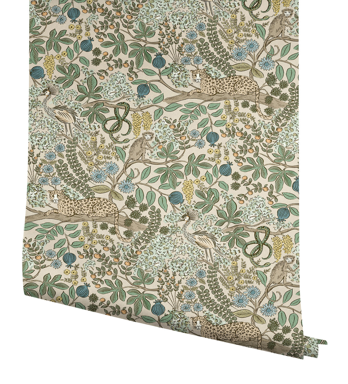 Safari Cream by Rifle Paper Co. Jungle Toile Premium Peel + Stick Wallpaper – York Wallcoverings PSW1681RL