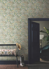 Safari Cream by Rifle Paper Co. Jungle Toile Premium Peel + Stick Wallpaper – York Wallcoverings PSW1681RL