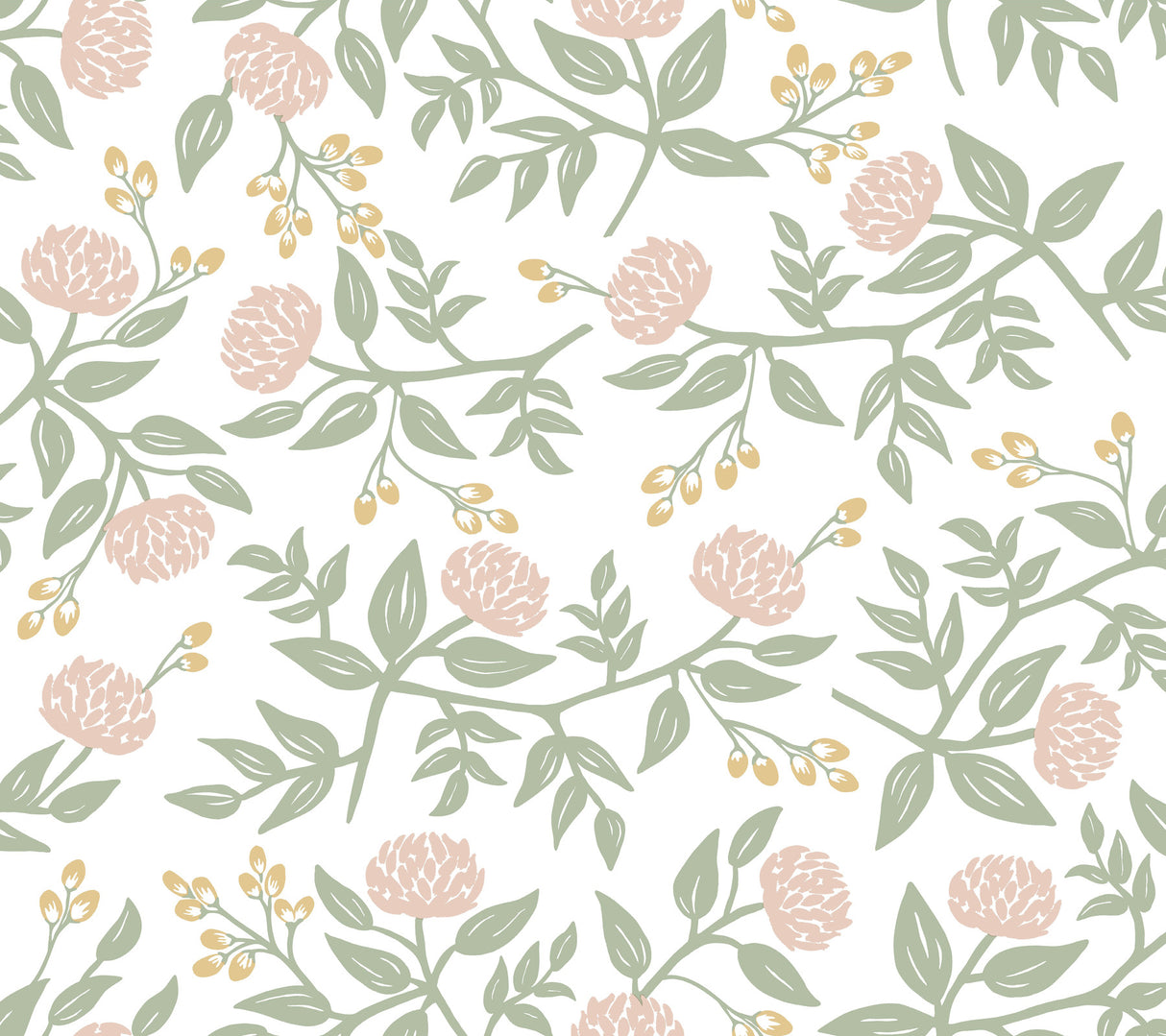 Peonies Blush Floral Premium Peel & Stick Wallpaper by Rifle Paper Co., 27 in x 20 ft – PSW1685RL