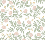 Peonies Blush Floral Premium Peel & Stick Wallpaper by Rifle Paper Co., 27 in x 20 ft – PSW1685RL