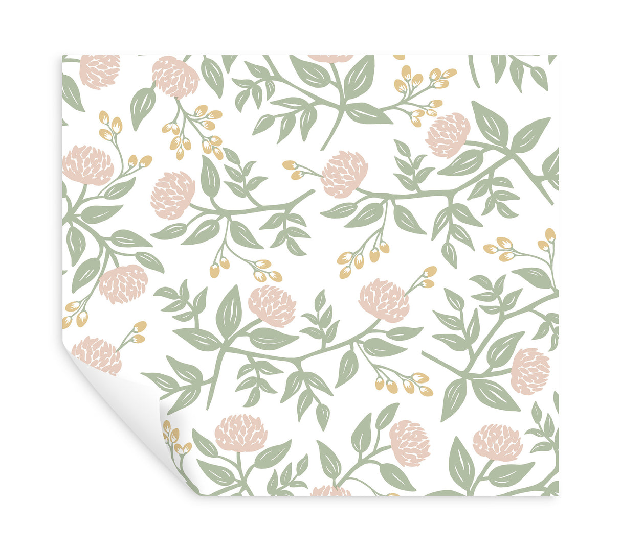 Peonies Blush by Rifle Paper Co. Floral Premium Peel & Stick Wallpaper – York Wallcoverings PSW1685RL