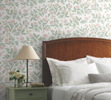 Peonies Blush by Rifle Paper Co. Floral Premium Peel & Stick Wallpaper – York Wallcoverings PSW1685RL